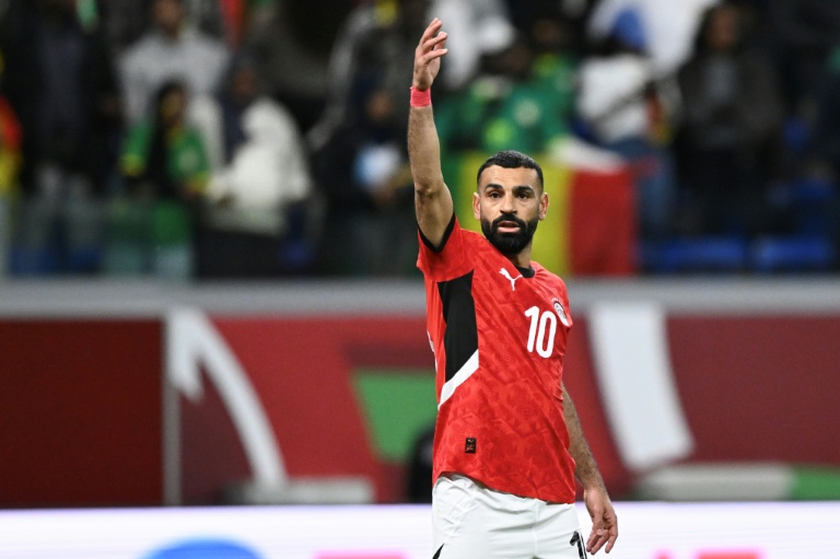 Le joueur de l'Egypte Mohamed Salah, lors de l'élimination de son équipe contre le Sénégal en demi-finale de la Coupe d'Afrique des nations, le 14 janvier 2026, à Tanger