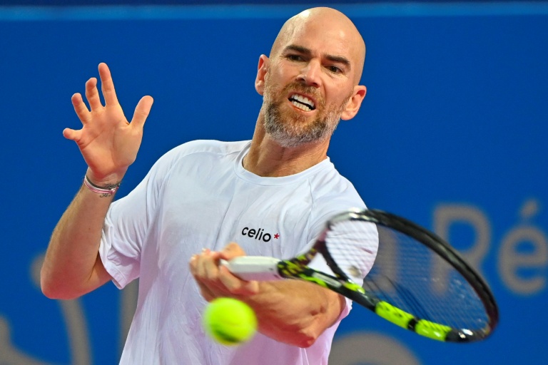 Le Français Adrian Mannarino en finale du tournoi de Montpellier le 8 février 2026