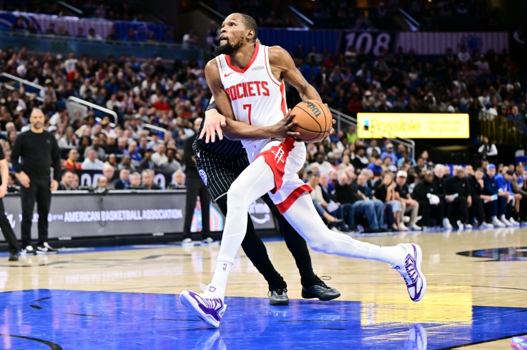 Kevin Durant lors du match NBA des Houston Rockets contre l'Orlando Magic, le 26 février 2026 à Orlando