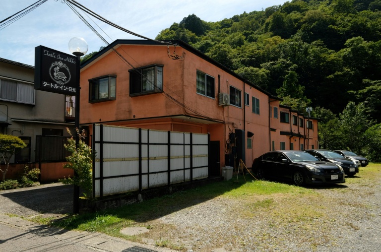 L'hôtel où où la touriste française disparue Tiphaine Veron a séjourné à Nikko, le 23 août 2018 au Japon
