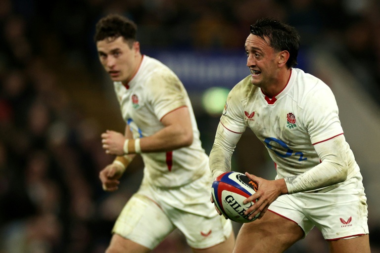 Alex Mitchell à Twickenham le 7 février 2026