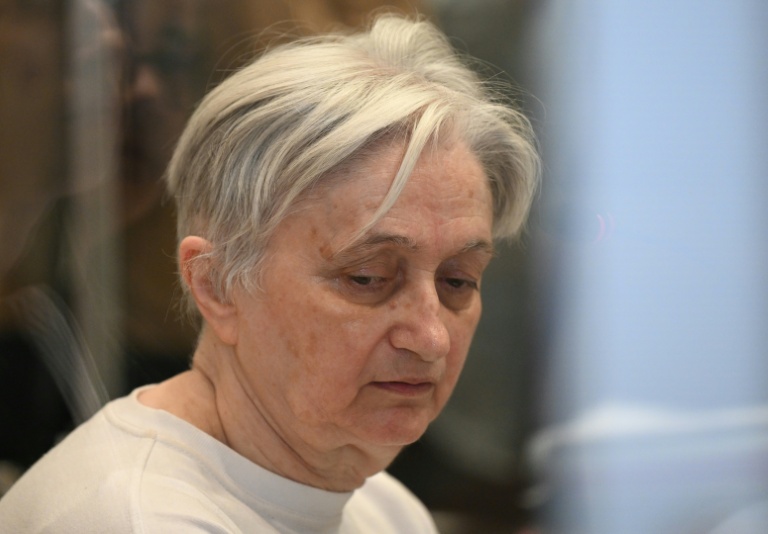 Monique Olivier, ex-épouse du tueur en série décédé Michel Fourniret, lors de son procès à Nanterre, le 28 novembre 2023 dans les Hauts-de-Seine
