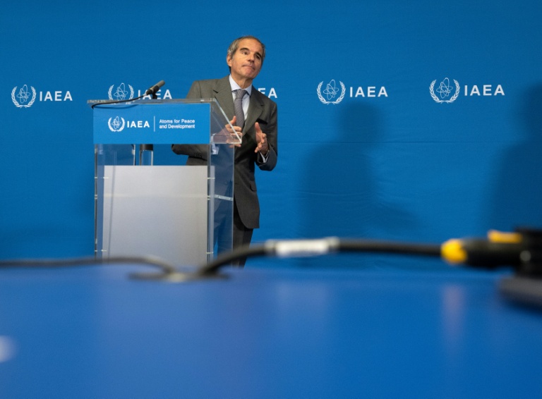 Rafael Grossi lors d'une réunion du Conseil des gouverneurs de l'Agence internationale de l'énergie atomique (AIEA) à son siège de Vienne, en Autriche, le 2 mars 2026