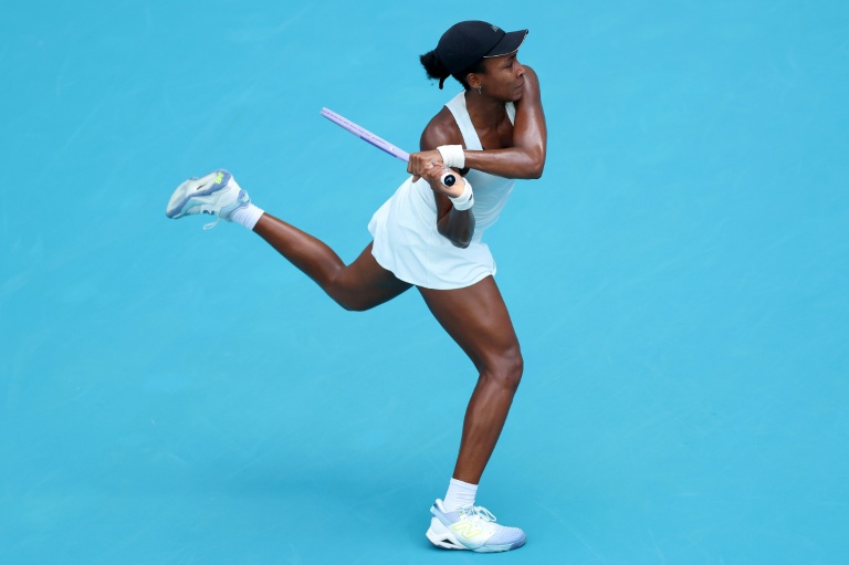 Coco Gauff lors de sa demi-finale du WTA 1000 de Miami contre Karolina Muchova, le 26 mars 2026