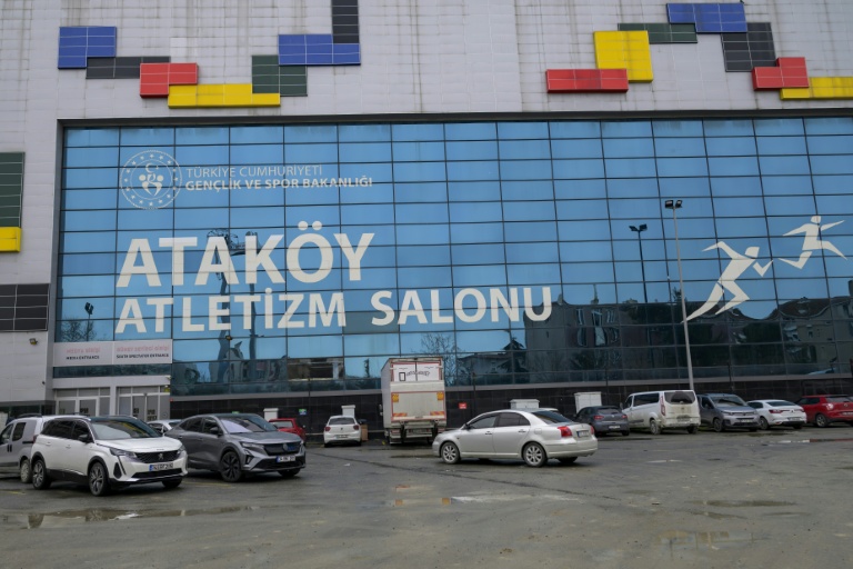La salle d'athlétisme d'Atakoy, le 27 février 2026 à Istanbul
