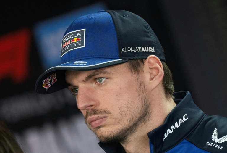 Le pilote de chez Red Bull Max Verstappen en conférence de presse à la veille du GP F1 du Japon le 26 mars 2026 à Suzuka