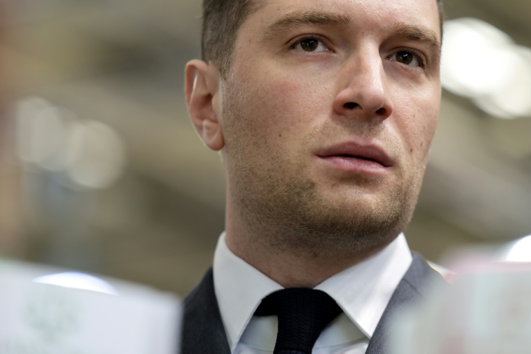 Le président du Rassemblement National Jordan Bardella le 26 février 2026, à Paris