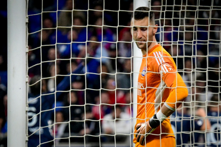 Dominik Greif lors du 8e de finale retour de Ligue Europa entre l'OL et le Celta Vigo au Groupama Stadium le 19 mars 2026