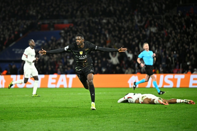 Ousmane Dembélé a inscrit un but en contre-attaque en première mi-temps pour montrer la voie au PSG en huitième de finale aller de Ligue des champions, le mercredi 11 mars 2026