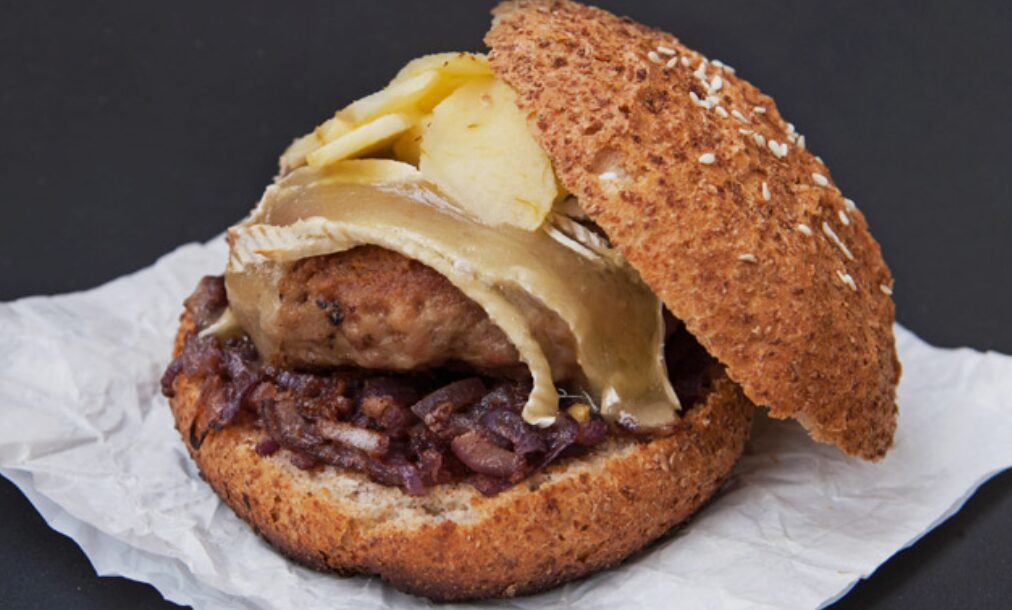 Hamburger de veau à la normande