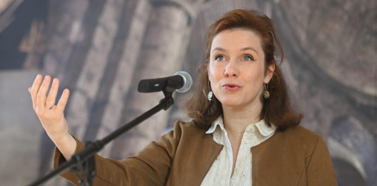 Léonore Moncond'huy, l'actuelle maire de Poitiers