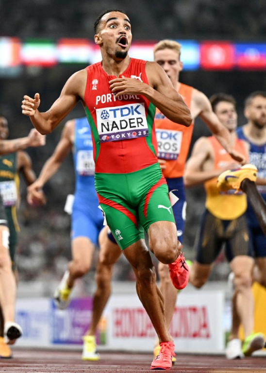Isaac Nader remporte le 1500m des Mondiaux de Tokyo, le 17 septembre 2025.