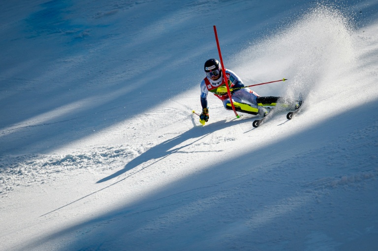 Atle Lie McGrath lors du slalom de Kranjska Gora, le 8 mars 2026