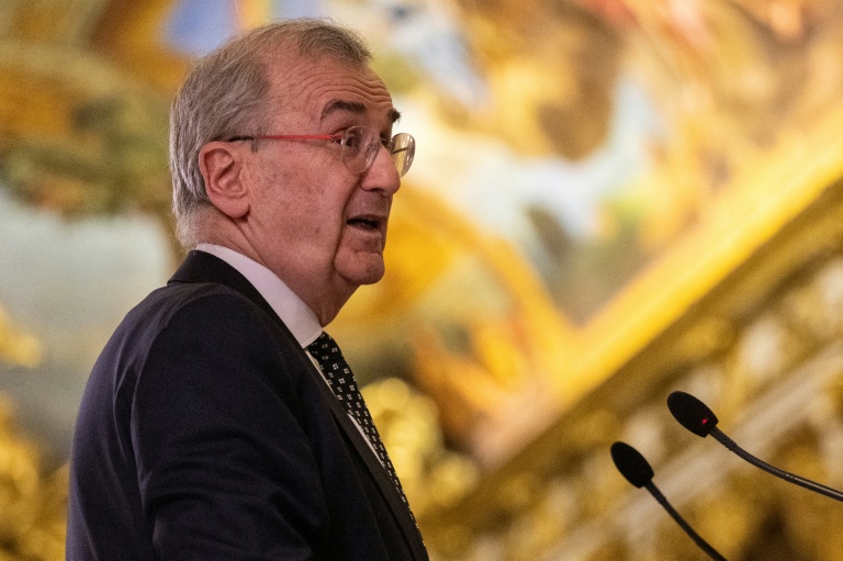 Le gouverneur de la Banque de France François Villeroy de Galhau, à Paris le 12 janvier 2026