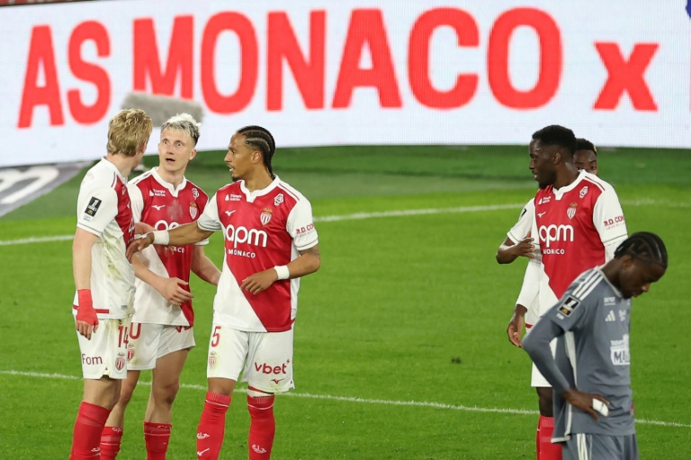 Les Monégasques ont poursuivi leur série de succès contre Brest au stade Louis II en Principauté, le 14 mars 2026