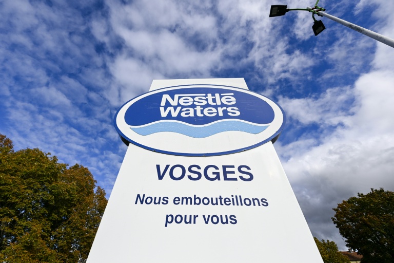 L'usine d'embouteillage Nestlé Waters Vosges à Vittel, le 24 octobre 2023