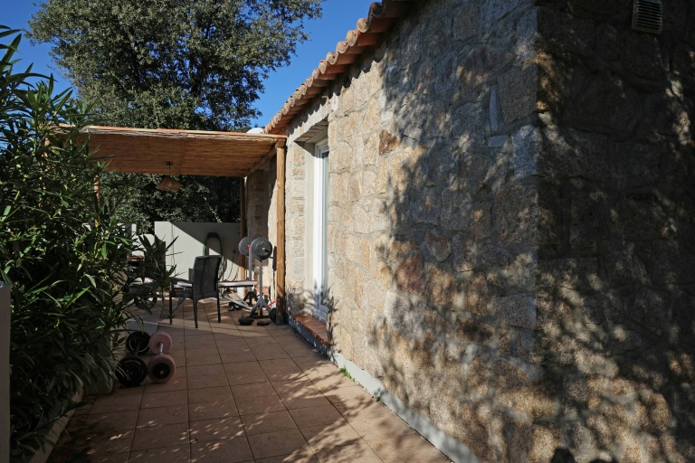 La maison où Mickael Ettori a été arrêté, le 13 décembre 2025 à Olmeto, en Corse