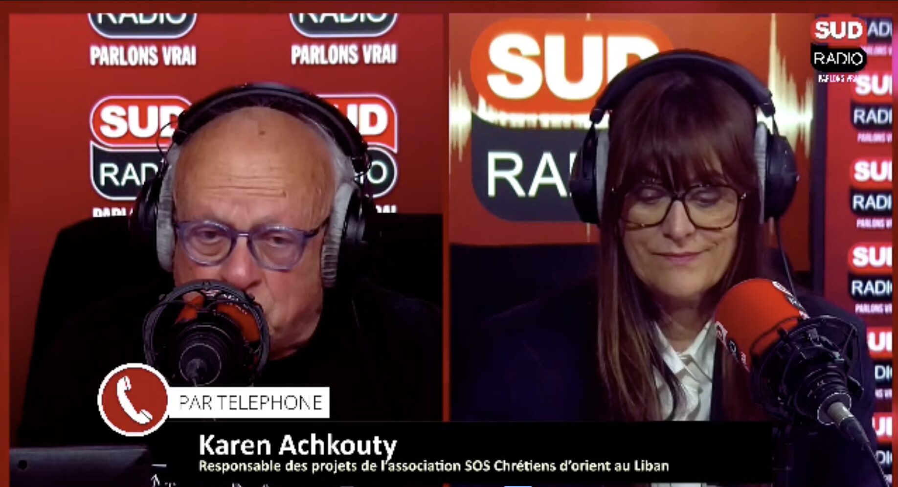 Karen Achkouty, sur les chrétiens d’Orient et le Liban, invité d’André Bercoff dans "La Culture dans tous ses états” sur Sud Radio.