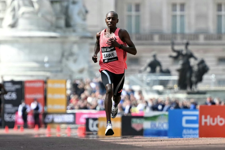 Sabastian Sawe à Londres le 26 avril 2026