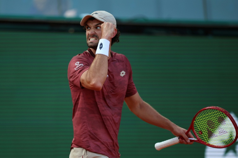 Le Monégasque Valentin Vacherot en quarts de finale du Masters 1000 de Monte-Carlo après sa victoire sur le Polonais Hubert Hurkacz, le 9 avril 2026
