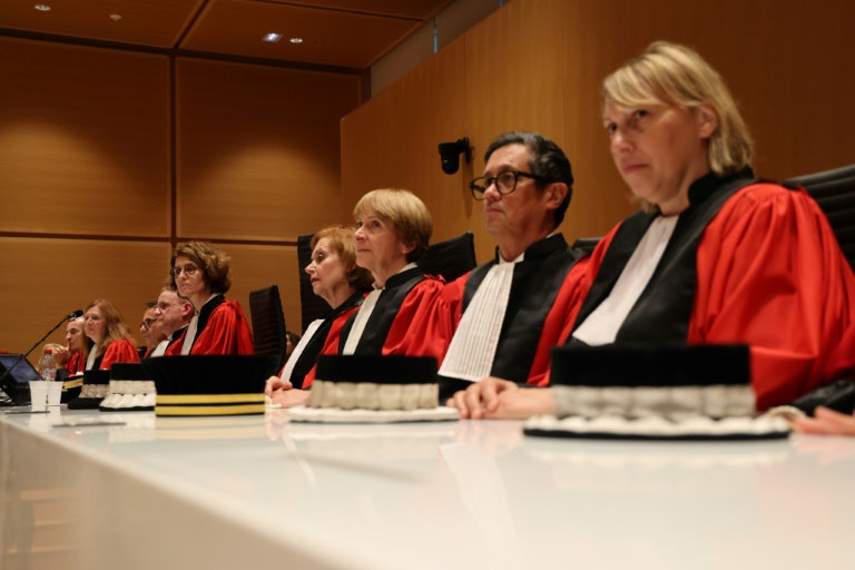 Des magistrats assistent à l'installation du nouveau président du tribunal judiciaire de Paris, le 29 septembre 2025