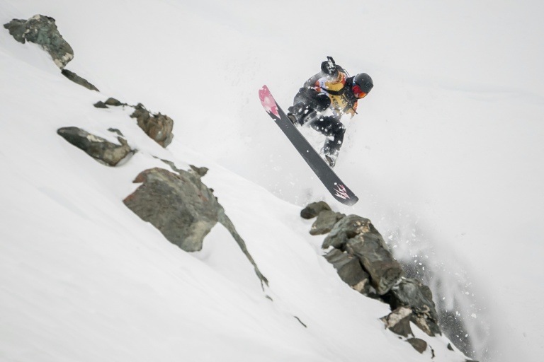 Victor De Le Rue lors des finales du World Tour le 22 mars 2024 à Verbier (Suisse)