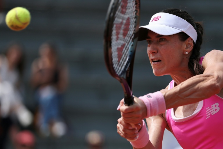 La Roumaine Sorana Cirstea lors de sa victoire contre la Chinoise Wang Xiyu en 8e de finale de Roland-Garros, le 31 mai 2026, à Paris