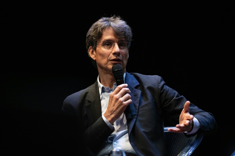 Le président d'Arte Bruno Patino s'exprime lors du festival de la fiction de La Rochelle le 16 septembre 2022