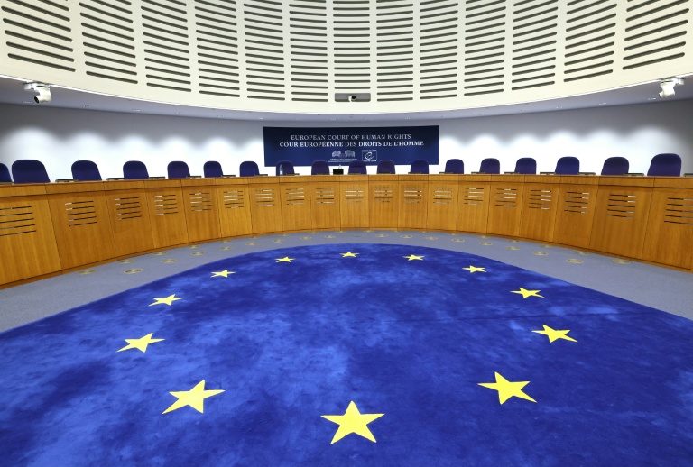 La Cour européenne des droits de l'Homme, à Strasbourg, le 9 avril 2024