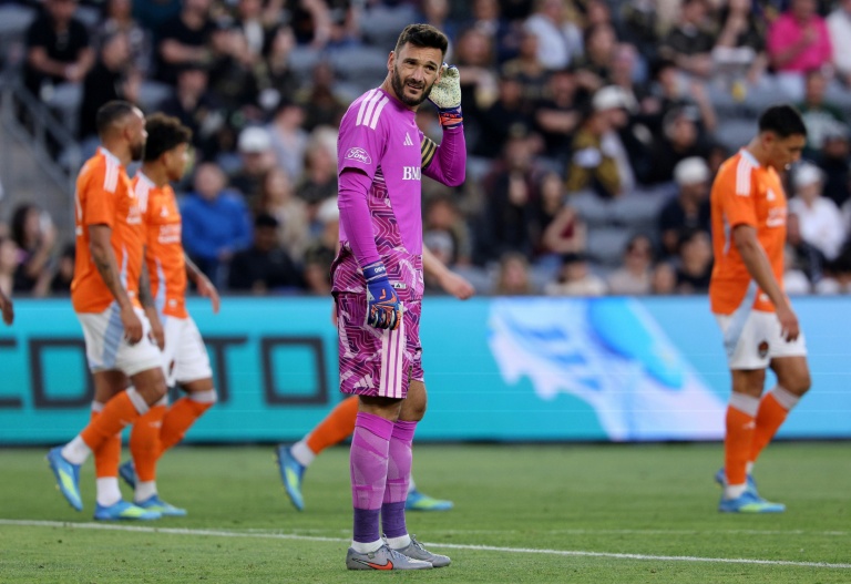 Le gardien français Hugo Lloris lors d'un match avec le LA FC, contre Houston en MLS, le 10 mai 2026 Los Angeles
