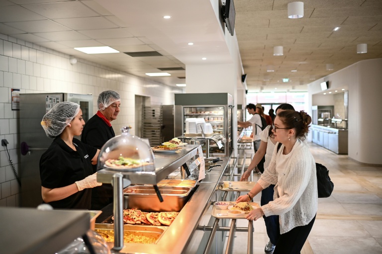 Le restaurant universitaire de Talence, en Gironde, le 24 avril 2026.