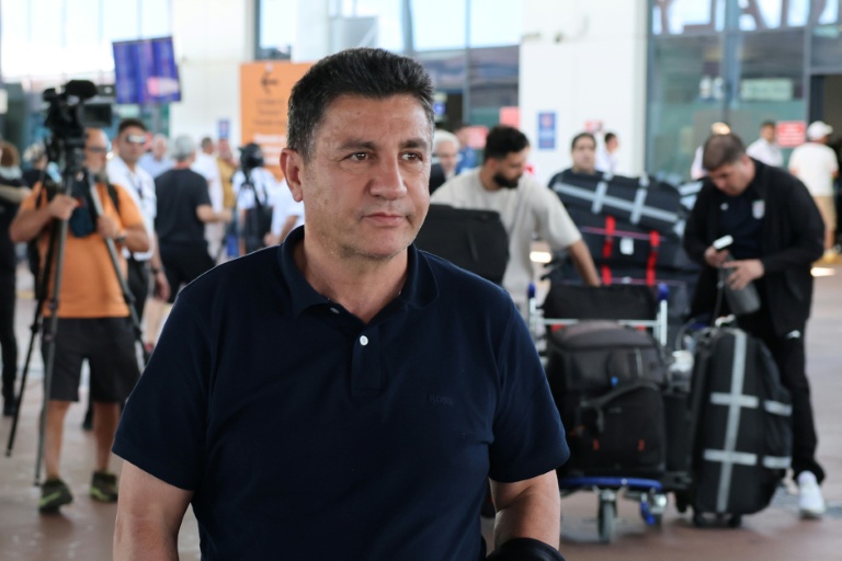 Le sélectionneur de l'équipe iranienne de football, Amir Ghalenoei, le 18 mai 2026 à Antalya en Turquie