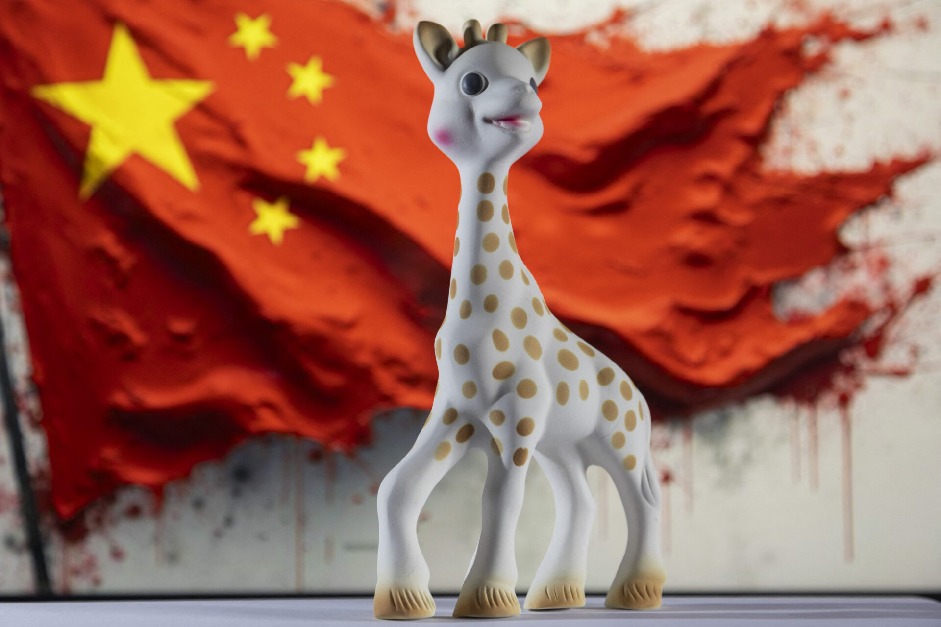 Sophie la girafe chine