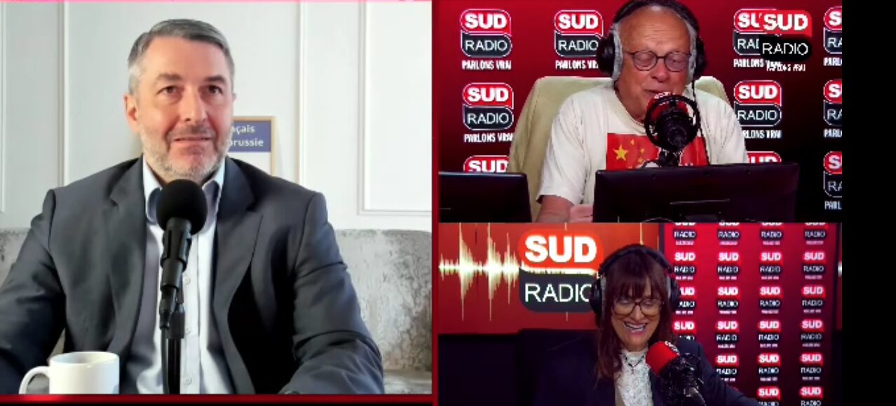 Xavier Moreau, sur la visite de Vladimir Poutine en Chine, invité d’André Bercoff dans "La Culture dans tous ses états” sur Sud Radio.