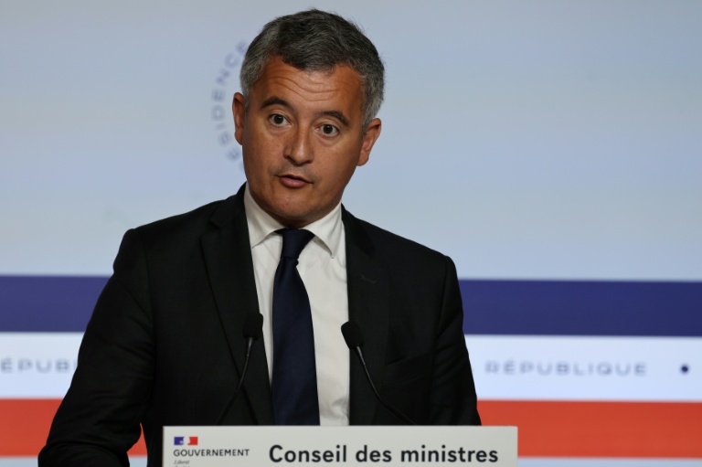 Le ministre de la Justice Gérald Darmanin à Paris le 27 mai 2026