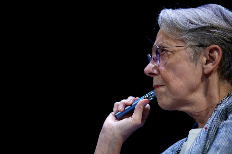 Elisabeth Borne à Paris, le 11 avril 2026