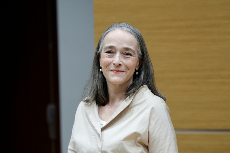 La présidente de France Télévisions, Delphine Ernotte-Cunci, le 8 avril 2026 à l'Assemblée nationale à Paris