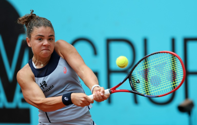 L'Italienne Jasmine Paolini face à l'Américaine Hailey Baptiste au WTA 1000 de Madrid le 25 avril 2026 dans la capitale espagnole