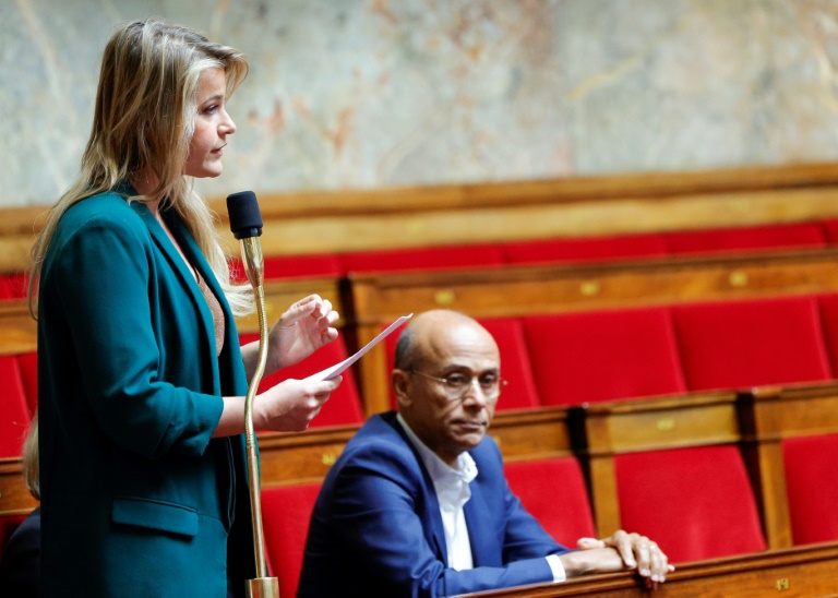 La députée socialiste Céline Hervieu, le 8 avril 2026 à l'Assemblée nationale, à Paris