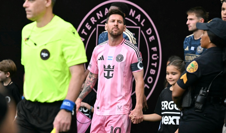 Lionel Messi, capitaine de l'Inter Miami, avant le match de MLS face au Philadelphia Union, le 24 mai 2026 à Miami