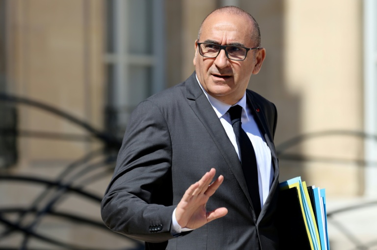 Le ministre français de l'Intérieur, Laurent Nunez, quitte le palais de l'Elysée, à Paris, le 27 mai 2026