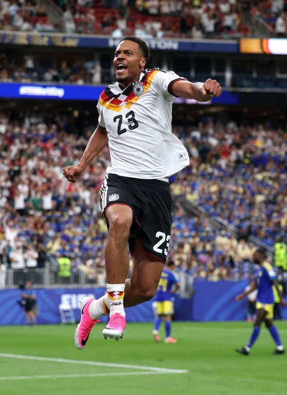 Felix Nmecha buteur avec l'Allemagne contre Curaçao à Houston, le 14 juin 2026