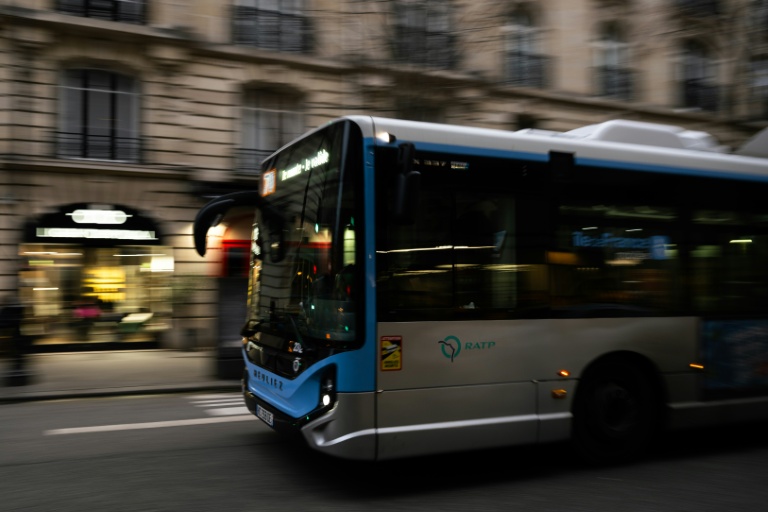 Un bus parisien de la RATP, le 9 janvier 2026, à Paris
