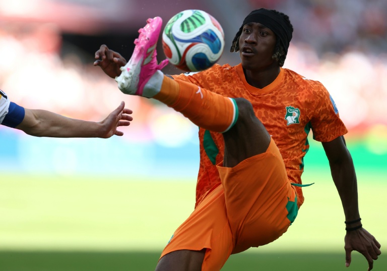 L'attaquant ivoirien Yan Diomandé lors de la défaite contre l'Allemagne 2-1 au Mondial, le 20 juin 2026 à Toronto
