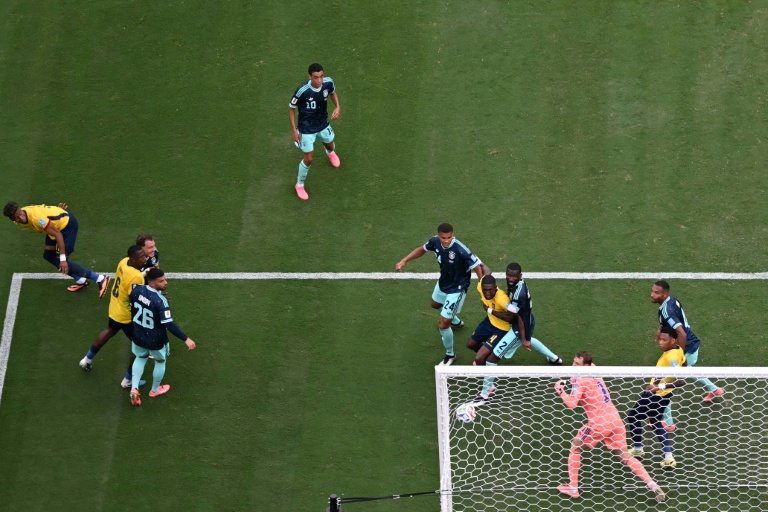 L'Equatorien Gonzalo Plata marque le but de la victoire contre l'Allemagne et de la qualification jeudi en coupe du monde à East Rutherford.