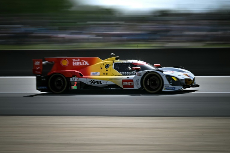La BMW N.20, pilotée ici par René Rast, était en tête des 24 Heures du Mans durant la 3e heure de course, le 13 juin 2026