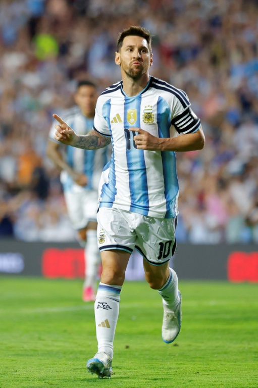 Le capitaine de l'Albiceleste Lionel Messi, buteur lors du match amical entre l'Argentine et l'Islande, le 9 juin 2026 à Auburn (Alabama)