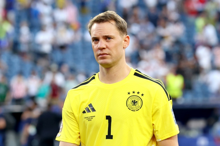 Manuel Neuer le gardien emblématique de l'Allemagne après la défaite aux tirs au but contre le Paraguay en 16e de finale du Mondial 2026, le 29 juin 2026 à Foxborough Etats-Unis