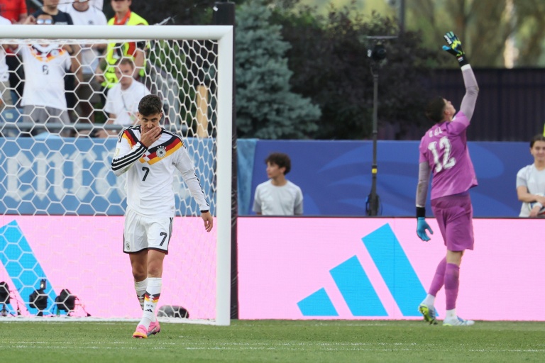 Kai Havertz après son penalty arrêté par Orlando Gill, à Foxborough, le 29 juin 2026