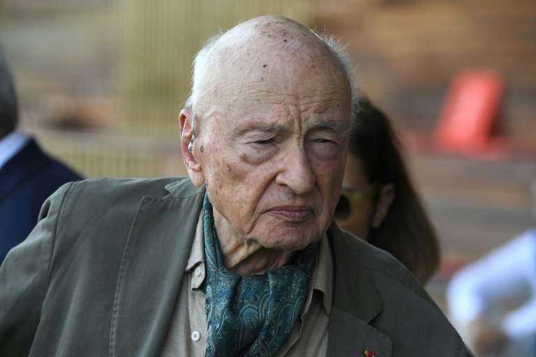 Le philosophe et sociologue français Edgar Morin, le 30 août 2022 à Paris